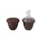 Hello Honey® 5" Brown Unscented Acorn Shaped Candle